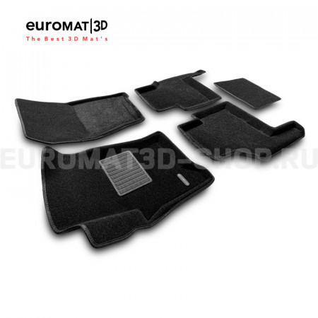 Текстильные 3D коврики Euromat3D Business в салон для Land Rover Range Rover Sport (2005-2012) № EMC3D-003104