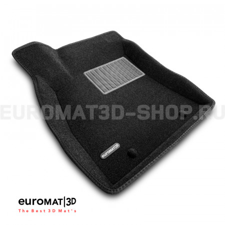 Текстильные 3D коврики Euromat3D Business в салон для Nissan Juke (2011-) № EMC3D-003701