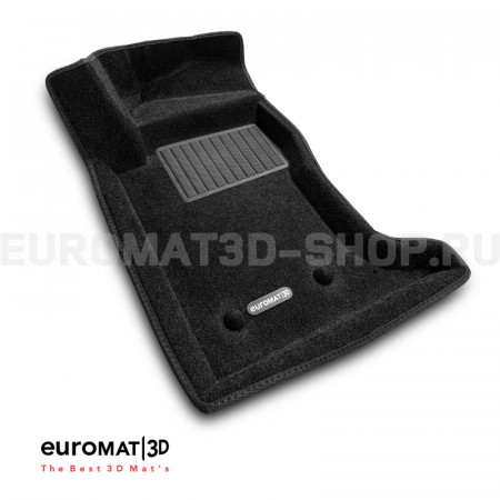 Текстильные 3D коврики Euromat3D Business в салон для Jaguar F-Type (2015-) № EMC3D-002755