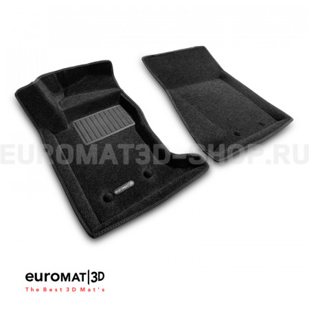 Текстильные 3D коврики Euromat3D Business в салон для Jaguar F-Type (2015-) № EMC3D-002755