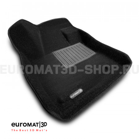 Текстильные 3D коврики Euromat3D Business в салон для Infiniti QX50 (2018-) № EMC3D-002804