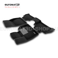 Текстильные 3D коврики Euromat3D Business в салон для Bmw X5 (G05) (2018-) № EMC3D-001214