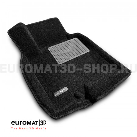 Текстильные 3D коврики Euromat3D Premium в салон для Infiniti FX,QX70 (2008-2014/2015-) № EMPR3D-002802