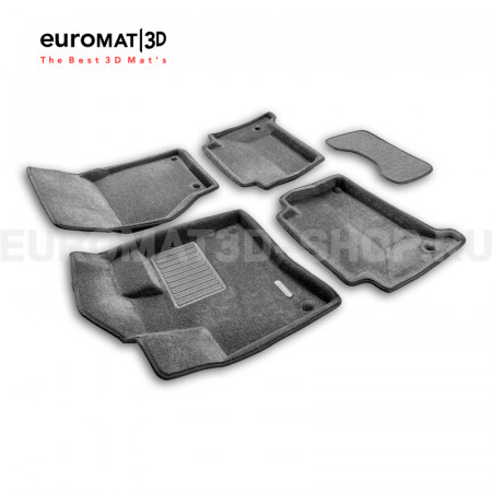 Текстильные 3D коврики Euromat3D Business в салон для Audi Q7 (2005-2014) № EMC3D-001105G Серые Текстильные 3D коврики Euromat3D Business в салон для Audi Q7 (2005-2014) № EMC3D-001105G Серые