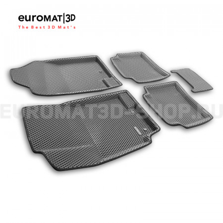 3D коврики Euromat3D EVA в салон для Kia Rio (2011-2016) № EM3DEVA-002922G Серые 3D коврики Euromat3D EVA в салон для Kia Rio (2011-2016) № EM3DEVA-002922G Серые