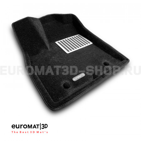 Текстильные 3D коврики Euromat3D Lux в салон для Toyota Land Cruiser 300 (2021-) № EM3D-005109