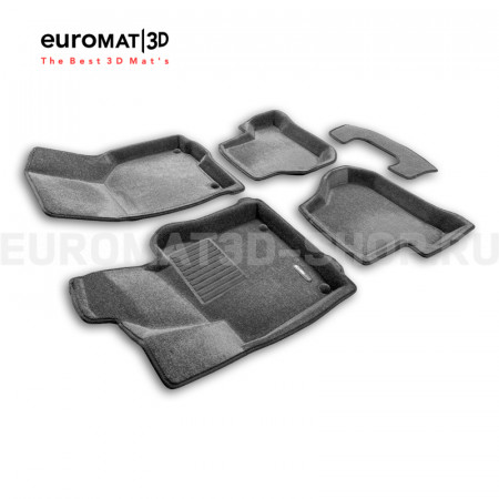 Текстильные 3D коврики Euromat3D Business в салон для Seat Altea (2005-2009) № EMC3D-004502G Серые Текстильные 3D коврики Euromat3D Business в салон для Seat Altea (2005-2009) № EMC3D-004502G Серые