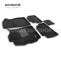 Текстильные 3D коврики Euromat3D Business в салон для Omoda C5 (2022-2025) № EMC3D-001460 Текстильные 3D коврики Euromat3D Business в салон для Omoda C5 (2022-2025) № EMC3D-001460