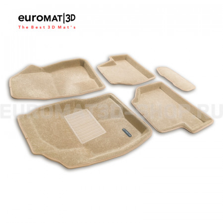 Текстильные 3D коврики Euromat3D Business в салон для Ford Focus 2 (2005-2011) № EMC3D-002214T Бежевые Текстильные 3D коврики Euromat3D Business в салон для Ford Focus 2 (2005-2011) № EMC3D-002214T Бежевые