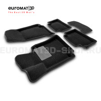 Текстильные 3D коврики Euromat3D Premium в салон для Mercedes AMG GT (2017-) № EMPR3D-003519