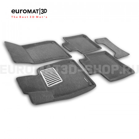 Текстильные 3D коврики Euromat3D Lux в салон для Mercedes S-Class (W222) (2013-2020) № EM3D-003515G Серые Текстильные 3D коврики Euromat3D Lux в салон для Mercedes S-Class (W222) (2013-2020) № EM3D-003515G Серые