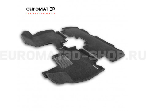 Текстильные 3D коврики Euromat3D Business в салон для Exeed Exlantix ET (2024-) № EMC3D-001428